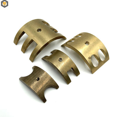 Pièces en laiton 2D/3D/Dessin sur mesure fraisées à la CNC par des machines à forger des métaux avec polissage