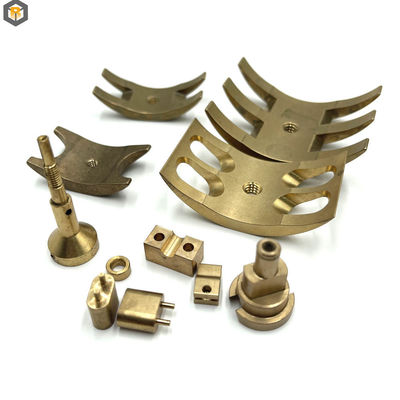 Pièces en laiton 2D/3D/Dessin sur mesure fraisées à la CNC par des machines à forger des métaux avec polissage