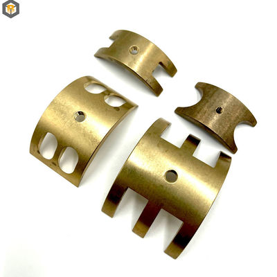 Pièces en laiton 2D/3D/Dessin sur mesure fraisées à la CNC par des machines à forger des métaux avec polissage