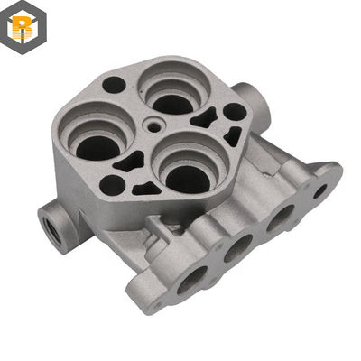 Pièce de rechange de carrosserie de moteur en aluminium sur mesure OEM avec structure de chambre de pression verticale