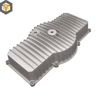 Pièce de rechange de carrosserie de moteur en aluminium sur mesure OEM avec structure de chambre de pression verticale