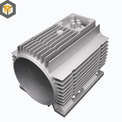 Pièce de rechange de carrosserie de moteur en aluminium sur mesure OEM avec structure de chambre de pression verticale