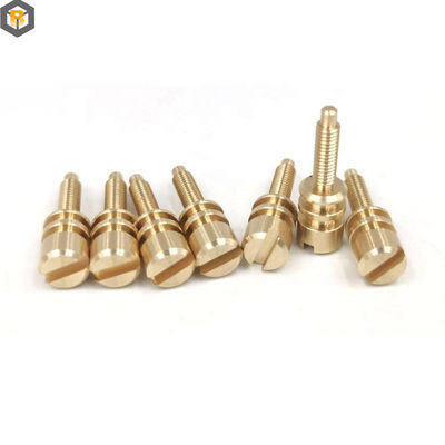 Pièces d'usinage CNC personnalisées de haute précision pour le tour de matériel en alliage de laiton