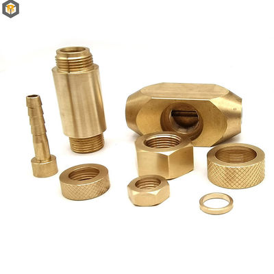 Pièces d'usinage CNC personnalisées de haute précision pour le tour de matériel en alliage de laiton