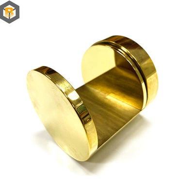 Machining de précision tourné CNC pièces de machine personnalisées par 2D / 3D / dessin Alloy Brass