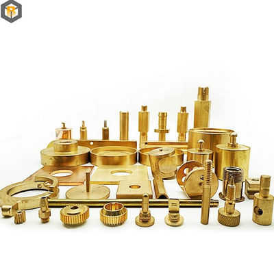Produits mécaniques de précision en alliage poli personnalisés CNC pièces détachées en laiton