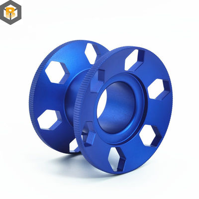 Pièces de rechange mécaniques en alliage d'aluminium à usinage CNC personnalisé avec couleur anodisante