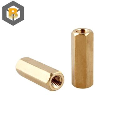 Colonnes filetées personnalisées de haute précision espaceurs hexametriques en laiton mâle