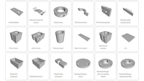 Pièces en aluminium 2D personnalisées de haute précision CNC pièces de tournesol métallique en laiton