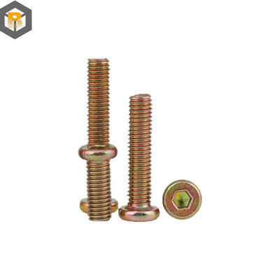 Partie de rechange de la machine à meubles polyvalents M8*20mm Fermeture à vis hexagonale sur mesure