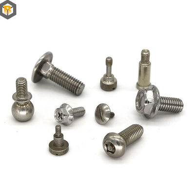 Industrie chimique Boulons de roulement galvanisés en fer non standard à haute résistance