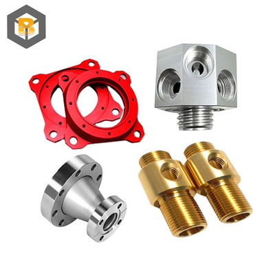 Matériau en aluminium de haute précision personnalisé Partie de machine CNC avec couleur anodisée