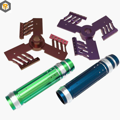 Partie de rechange de fraisage CNC en alliage lampe de poche couverture sabre lumineux pour machines de revêtement de métaux