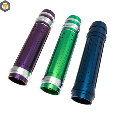Partie de rechange de fraisage CNC en alliage lampe de poche couverture sabre lumineux pour machines de revêtement de métaux