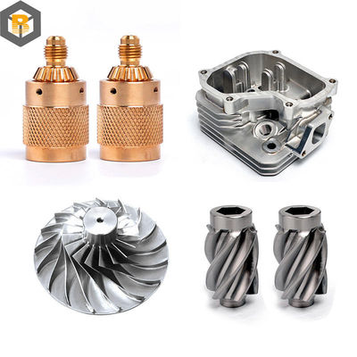 Partie de rechange de composants mécaniques à tour CNC en acier inoxydable/laiton/aluminium/alliage de titane
