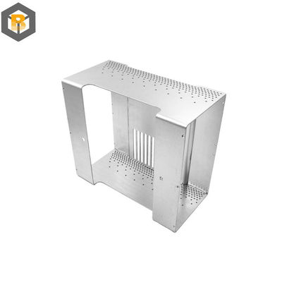 Fabrication sur mesure de tôles métalliques Parties de découpe laser en acier inoxydable pour armoire d'ordinateur