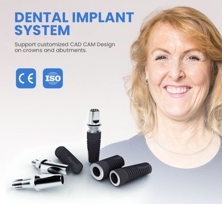 Implantation dentaire personnalisée 2D/3D Abutment prothétique pour les implants de cou réguliers étroits