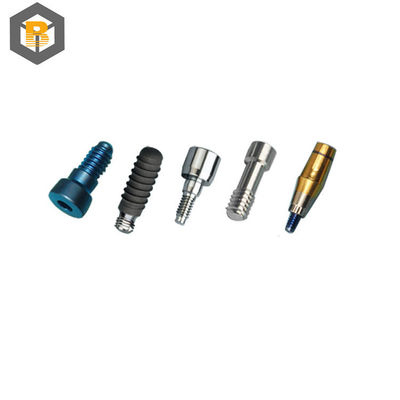 Abutment d'implant dentaire personnalisé, vis de retenue en alliage de titane, abutment pluriel droit, pièce d'usinage de précision