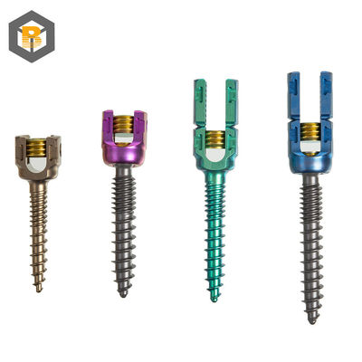 5.5mm Système de fixation à vis double filetage du pédicule vertébral personnalisé par 2D / 3D / dessin