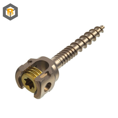 5.5mm Système de fixation à vis double filetage du pédicule vertébral personnalisé par 2D / 3D / dessin