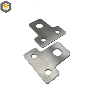 Fabrication de feuilles de découpe laser métallique de haute précision sur mesure Parties d'estampage à support en aluminium