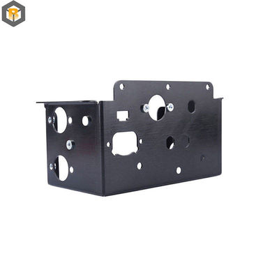 Coupe au laser d'aluminium en acier inoxydable sur mesure Boîte métallique de soudage Service de pliage d'estampage Pièces de fabrication de tôle