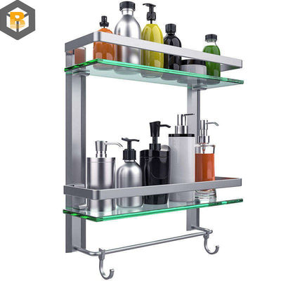 Fabrication métallique Accès de salle de bain suspendu Caddy pour organisation personnalisée