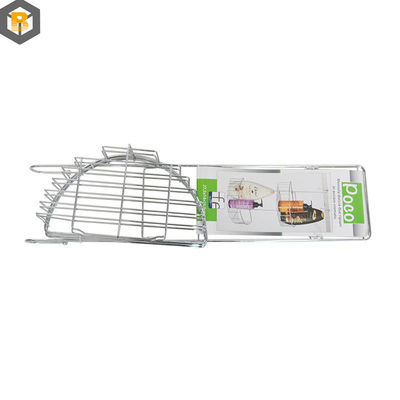 Organiseur de rangement en fil métallique sur mesure pour salle de bain