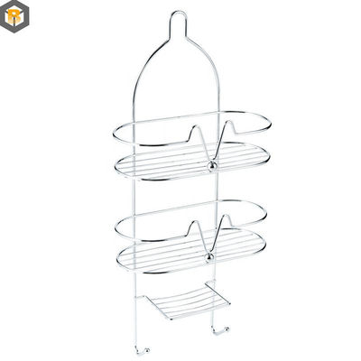 Personnalisé par 2D / 3D / dessin Double couche salle de bain Shampooing rangement Rack Monture murale Étagère