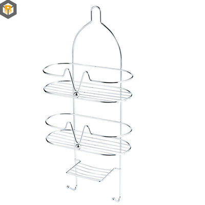 Personnalisé par 2D / 3D / dessin Double couche salle de bain Shampooing rangement Rack Monture murale Étagère