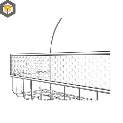 Caddy de douche suspendu de salle de bain avec crochets et rangement de salle de bain sur mesure par 2D / 3D