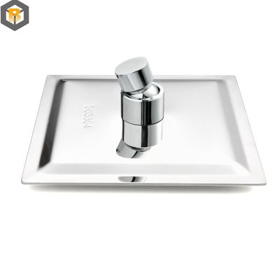 Personnalisé par 3D acier inoxydable grosse buse salle de bain douche pluie tête de douche pour haute pression