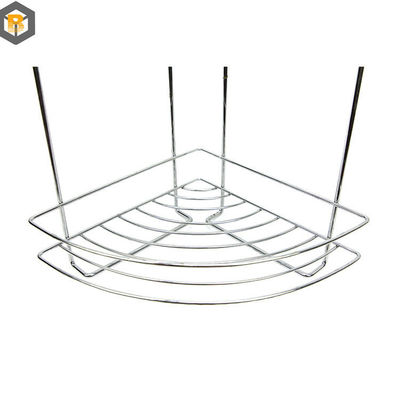 2D/3D personnalisé dessin outils de salle de bain 3 niveaux étagère de stockage de douche d'angle porte-serviettes debout