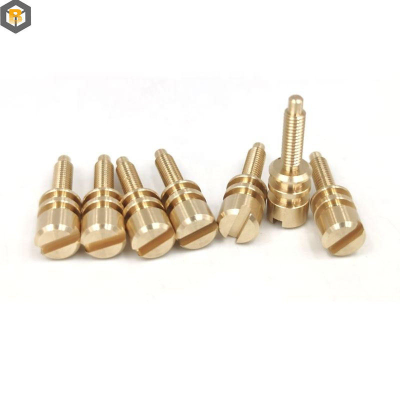 Pièces d'usinage CNC personnalisées de haute précision pour le tour de matériel en alliage de laiton