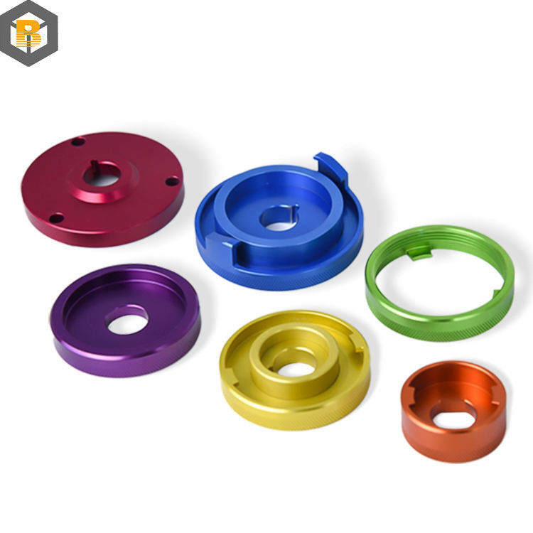Pièces détachées en alliage d'aluminium coloré pour le tour automatique de précision OEM