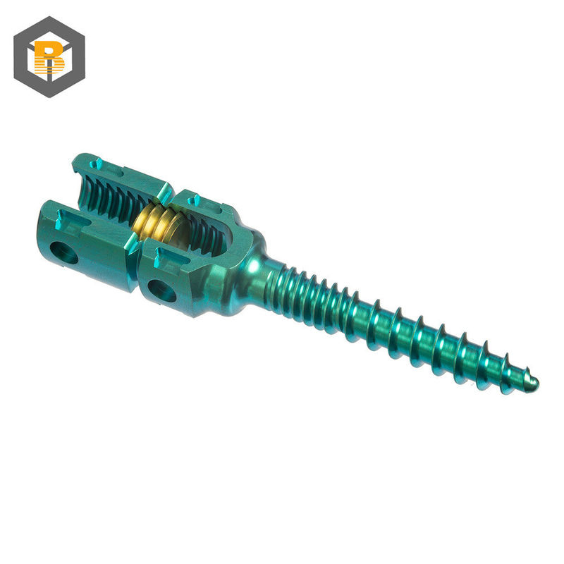 5.5mm Système de fixation à vis double filetage du pédicule vertébral personnalisé par 2D / 3D / dessin
