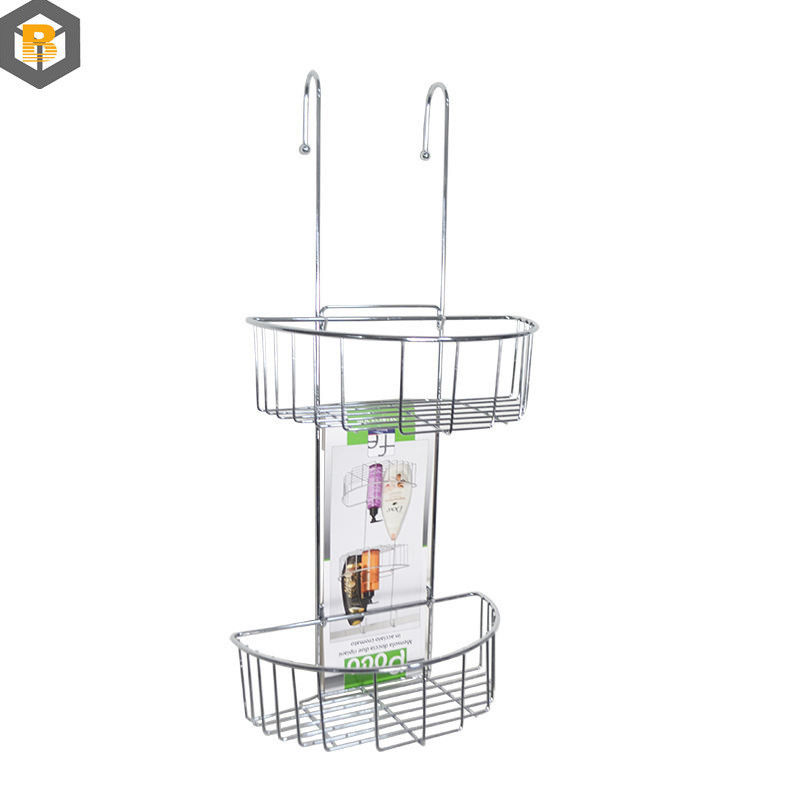 Organiseur de rangement en fil métallique sur mesure pour salle de bain